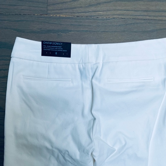 Cynthia Rowley Pia Slim Cropped Pant - Picture 5 of 6